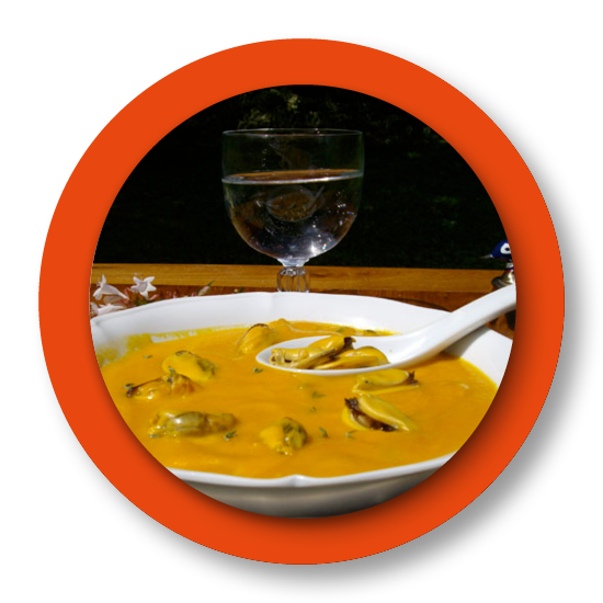 soupe-carotte-moules-rond Soupe de carotte aux moules