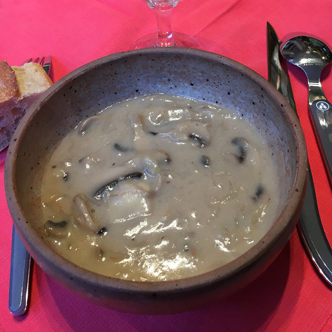 Velouté de champignons